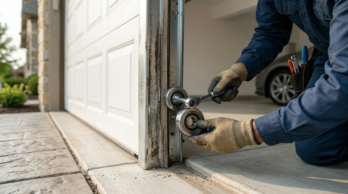 Garage Door Roller Replacement for DeSoto Homes in Arlington