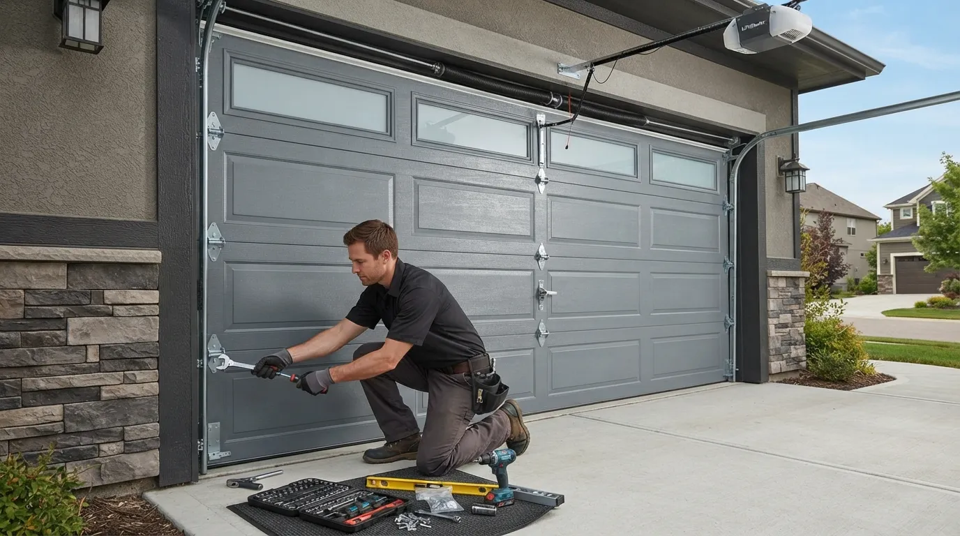 New Garage Door Installation, Grand Prairie in Arlington
