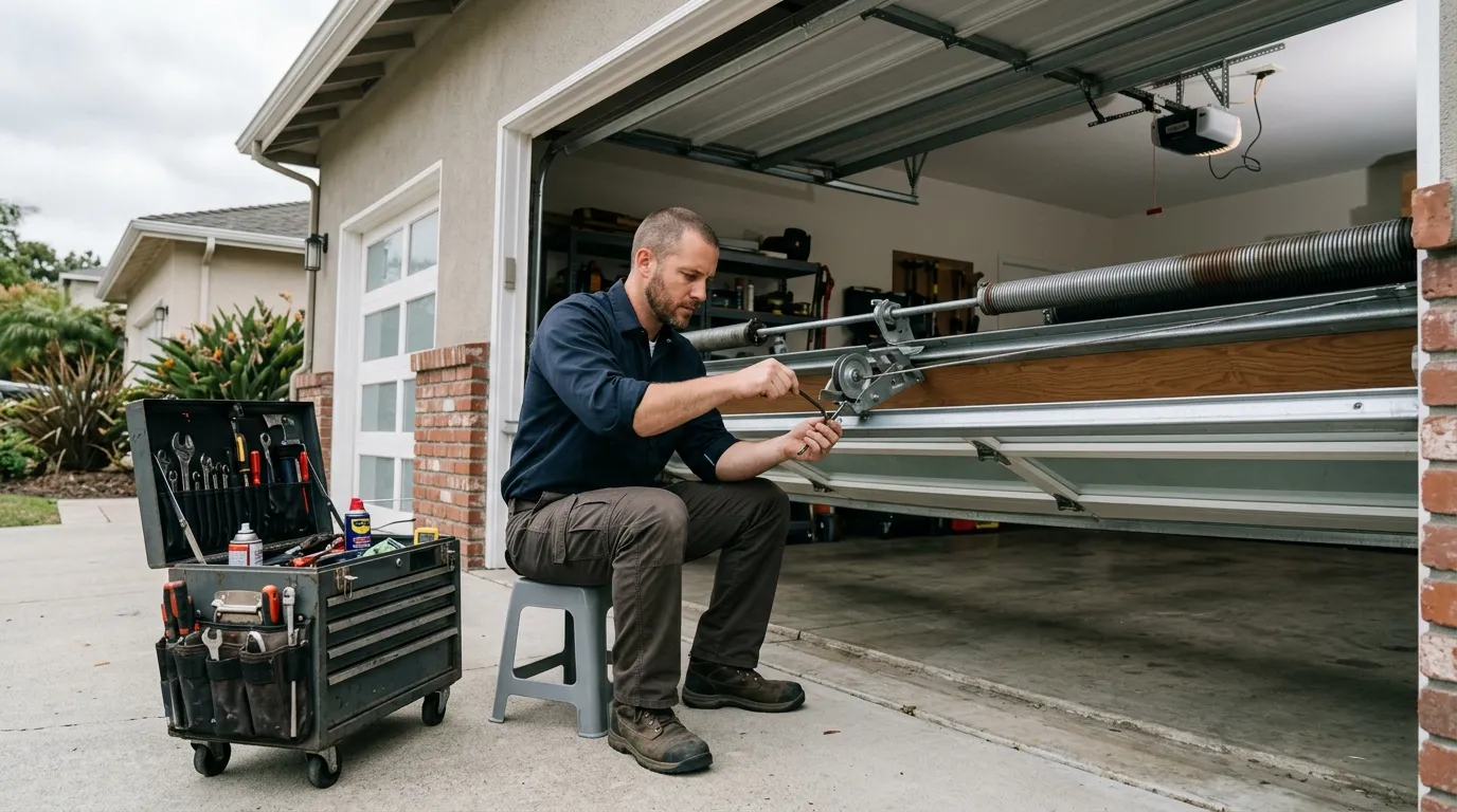 Off-Track Garage Door Repair for DeSoto Homes in Arlington