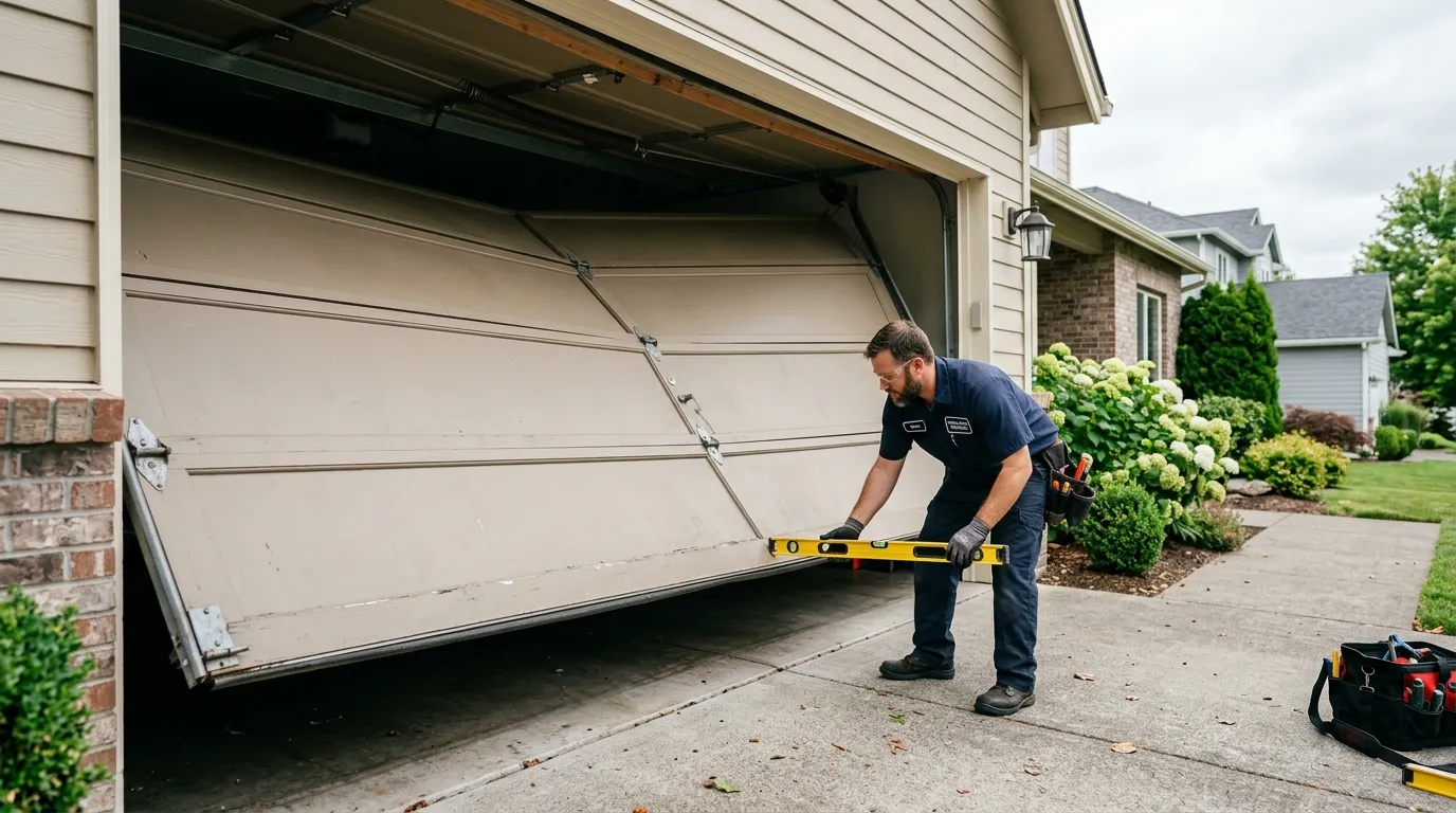 Off-Track Garage Door Repair for Midlothian's Newer Doors in Arlington